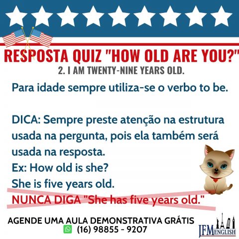 Resolução Quiz 07 - How old are you?